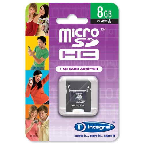 Micro Sd Hc Integral 8gb C4